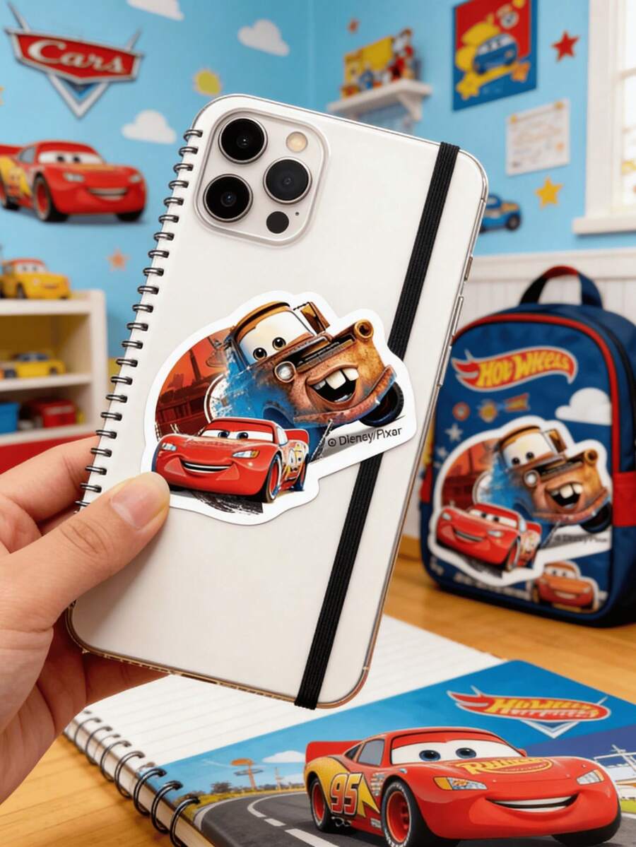 50 piezas de pegatinas de personajes de dibujos animados surtidas y mezcladas (con licencia oficial), rollo de pegatinas de dibujos animados de Stitch, para decorar cuadernos, portátiles, fundas de teléfono, pegatinas impermeables, removibles, adecuadas para botellas de agua, coches, guitarras, bicicletas, motocicletas, patinetas, reutilizables, disponibles en múltiples tamaños