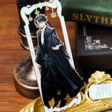 Harry Potter Dấu trang kim loại, Dấu trang chủ đề trang phục nhân vật mạ đồng rỗng với dây xích đuôi, Quà tặng dấu trang cho người đọc sách trong câu lạc bộ, sinh nhật, lễ hội, nhà văn, người yêu sách, bạn bè, giáo viên [Được cấp phép chính thức] - Nhiều màu - Xem 2