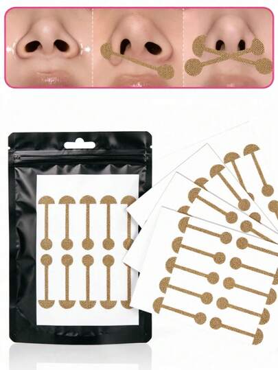 Pegatinas elásticas para dar forma a la nariz, corrector autoadhesivo para las alas de la nariz adecuado para fosas nasales anchas, cinta levantadora de nariz amigable con la piel, artículos de viaje, artículos baratos, artículos esenciales de viaje