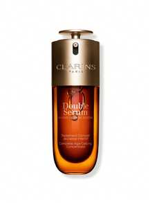 Clarins Double Serum Anti-Aging + Anti-Wrinkle Serum 1.7OZ/50ML, Visibly Firms Smoothes Boosts Radiance Refines Pores 24H Hydration All Skin Types Girlfriend Wife Mother Friend Birthday Graduation Party Travel Camping Outdoors School Campus Trip Festivals Anniversary, Gift Valentine's Day Halloween Thanksgiving Christmas New Year's Day - Huyết thanh - Xem 1