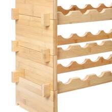 Porte-bouteilles de vin et porte-verres à vin - Kaki - Voir 7