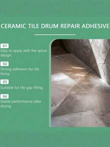 瓷砖裂缝修补粘合剂，家居建材墙砖空心、松动、翘曲边缘填充剂和密封剂 - A - 查看 3
