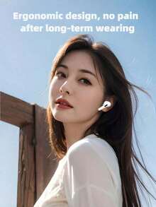 Wireless Earbuds For Android And IOS Compatible With Airpods Pro Air4 Air5 Pods 4 Bluetooth Headphones Noise Cancelling Sport Earphones With Charging Case Long Battery Life True Wireless Earbuds For Sports / Workout / Gym - Trắng - Xem 7