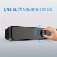 Wired USB Powered Computer Speakers, Desktop/Laptop Speakers With 3.5mm Audio Jack - View 4