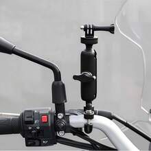 360°旋转快拆防抖自行车/摩托车/踏板车运动相机支架，适用于运动相机等/ - 查看 6