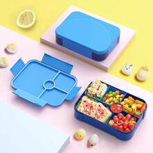 Multi-Compartment Bento Box, Leak-Proof Portable Food Container, Large Capacity Reusable Lunch Box Suitable For Travel, Picnic, Office - 1 Item - View 12