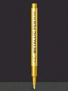 5支/3支/1支金色金属颜料笔，适用于在黑色卡片上进行DIY绘画、涂鸦、手工制作、剪贴簿制作、标牌制作，也可用于学校用品、办公用品、文具用品、开学季用品等。 - 彩色 - 查看 8