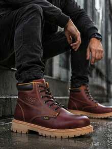 Men Industrial & Construction Boots - Redwood - View 2
