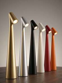 Rechargeable Wireless Desk Lamp - Portable Bedside Lamp, 3-Level Touch Dimming, Long Battery Life, Nordic Minimalist LED Desk Lamp For Bedroom, Home Office, Living Room; Dimmable Decorative Lamp/1800/2000mAh Capacity Random Delivery. - Multicolor - View 10