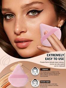 29件套完整化妆工具套装，19件专业化妆刷+海绵+粉扑，面部及眼部彩妆一体式化妆套装 - 粉色 - 查看 3