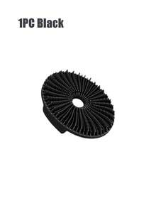 Bộ 1 bàn chải tắm tròn bằng silicon, bàn chải chà lưng khi tắm và bàn chải lông mềm; bàn chải cầm tay vệ sinh phòng tắm; bàn chải massage tẩy tế bào chết toàn thân bằng silicon; phụ kiện phòng tắm - Xem 11