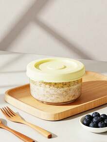 1/3/6pcs Round Sealed Food Storage Containers, Freezer- Plastic Meal Boxes, Leak-Proof Reusable PP Containers For Soups, Dishes, Stackable - Multicolor - View 3