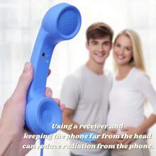 YAIUZGOO Classic Retro 3.5mm/Type-C Mobile Phone External Handset, 3.5mm/Type-C Interface Elderly Phone Microphone To Reduce Mobile Phone Radiation, Improve Call Comfort, Wired Straight-In Microphone With Volume Control And Ergonomic Grip Design, Direct Connection To Smartphone Without Adapter, Multiple Colors Available - View 8