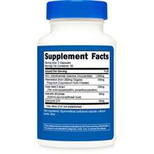 Nutricost NAD+ (1000mg) With Resveratrol (100mg) 60 Capsules - With Grape Seed, Quercetin & CoQ10, GMO-Free, Gluten-Free, 30 Servings - 60 Đếm - Xem 5