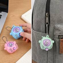 28 piezas Llavero colgante de Piedra Papel o Tijera, Juguete de dedo mini, Charm para mochila, Regalo de fiesta de cumpleaños, Premio para el aula, Juguetes interactivos y divertidos, Rellenos de calcetín navideño - Multicolor - Ver 12