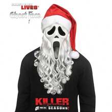Mascara Ghost Face Scream Santa Claus Random Party Original Fun World - como en la imagen - Ver 4