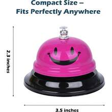 Pink Call Bell Loud Ring Service Desk Bell For Office Hotel School Classroom Kitchen Restaurant - 1 - View 3