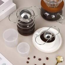 1/3pcs Upgraded Ice Ball Stainless Steel Ice Ball Coffee Maker Accessories - Silver - View 10