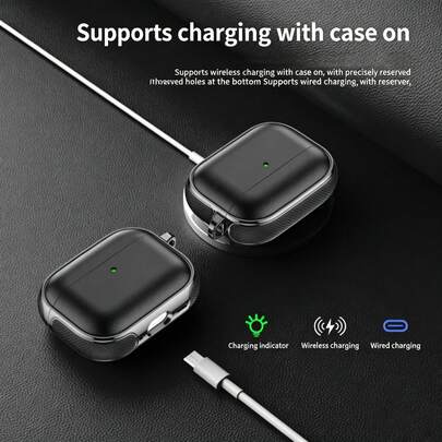 带锁单件装荔枝纹皮革 Pro 3 保护套，复古荔枝纹理，防震防摔，兼容 Apple Pro 第三代