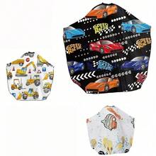 Dinosaur Shaped Hair Cutting Apron - Quick Cleaning Anti-Stick Anti-Static Hairdresser Apron - Multicolor - View 1