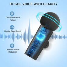 Wireless Lavalier System With 2 Microphones, Lapel Mic Clear Sound For Video Interview Vlog, Dual Mini Mic With Type C Receiver For Android Phone/Tablet/Iphone15(USB C) Laptop-FIFINE M8 - View 4