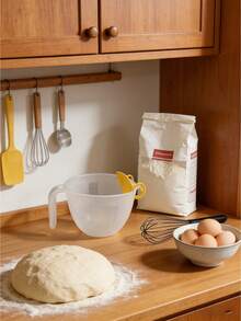 1 pieza/2 piezas Taza de medir con escala en ml, taza multifuncional, bol de mezcla para el hogar, apto para hornear y cocinar, herramienta de cocina esencial, suministros de cocina, accesorios de cocina - Multicolor - Ver 4