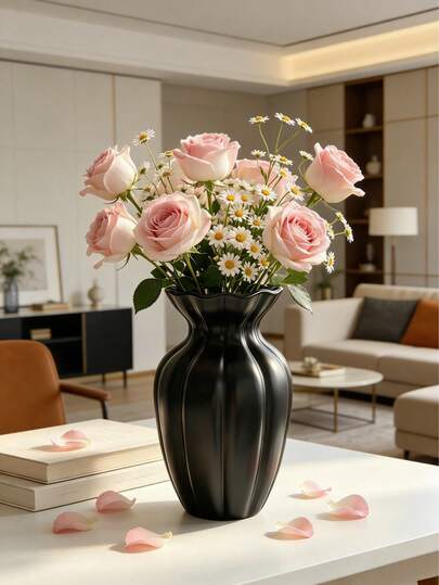 High-End Luxury Art Vase - Suitable For Model Rooms And Soft Furnishings, Dried Flower Decor | Home Decor, Vintage Room Decor, Bohemian Style Decor, Dining Table Centerpiece, Unique Gift, Wedding Decor, Wall Decor