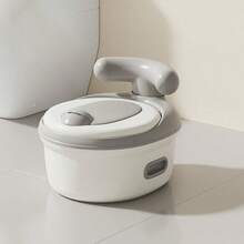 3-In-1 Children's Toilet, Multifunctional Kids Potty, Toilet Seat & Stool, Toilet Training Assistant - Grey - View 1