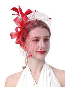 Women's Charming Hat - Tea Party Kentucky Derby Church Hat, 50s Headpiece Party Hat,Elegant,Birthday - Multicolor - View 15