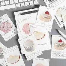 30pcs PaperMore Today's Sweet Series Sticky Notes, Korean Artistic Style Memo Pads, Retro Decorative Bottom Paper Suitable For Diary, Planner, Album, And Daily Office Memo - A - View 4