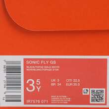 Giày thể thao cổ thấp SONIC FLY GS dành cho thanh thiếu niên IR7576-071 - Đen và trắng - Xem 6