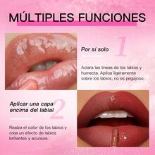 Bálsamo de labios 3 piezas. Bálsamo de labios hidratante: volumen, hidrata, nutre, ilumina y diluye la línea de labios - #03 - Ver 3