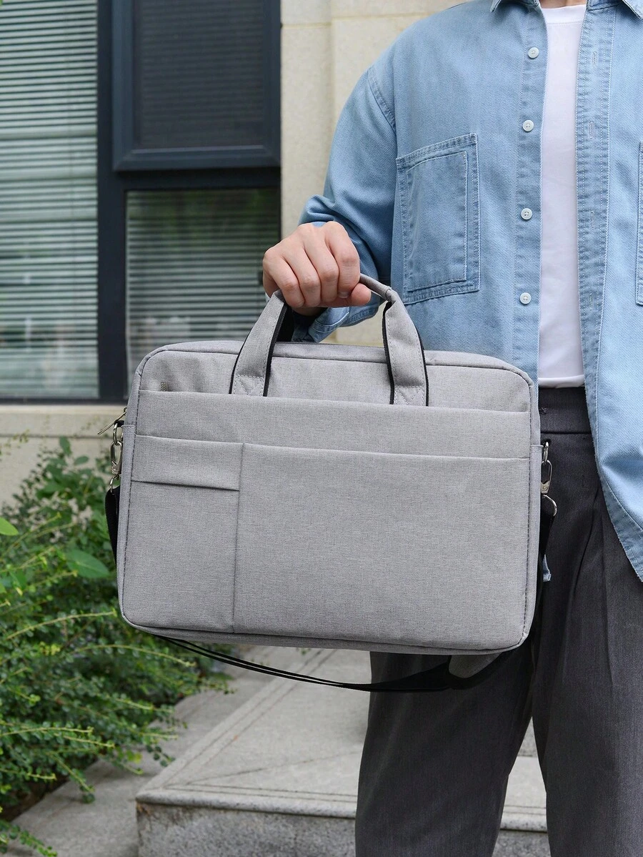 1个T210笔记本电脑包，防水面料，减震衬垫，前置拉链口袋，大容量，可容纳16英寸笔记本电脑