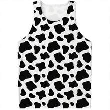 Fashion Camo Cow Pattern Tank Tops Men Summer Sleeveless Beach Vest Casual Cool 3D Printed Tee Shirt Tops Oversized Streetwear - Vest-zXA42544 - View 1