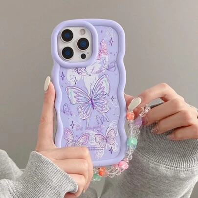 Ốp điện thoại hình bánh Macaron + Dây đeo điện thoại, Tương thích với iPhone 17 Pro Max/16 Pro Max/15 Pro Max/14 Pro Max/13 Pro Max/12 Pro Max/11 Pro Max/XS Max/7/8 Plus, Tương thích với Samsung S26/25 24 32 1u, Tương thích với , Honor.