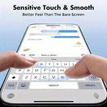 ZYSHI 5pcs/Pack Phone Screen Protector, Auto Dust Removal, Compatible With IPhone 17 Pro Max, High Definition Transparent 9H Tempered Glass, Full Screen Coverage, Anti-Fingerprint, Bubble-Free, Easy Installation, Compatible With IPhone 17 Pro Max/17 Air/16 Plus/16 E/16/15 Pro Max/14 Pro Max/13 Mini/12/11 Series - 5pcs - View 6