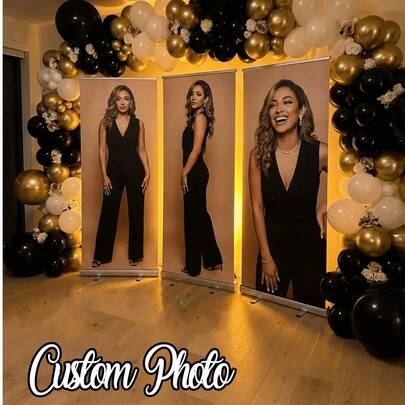 1 cái - Banner tùy chỉnh, Banner polyester in ảnh cá nhân hóa. Poster chữ ảnh cưới tùy chỉnh, Poster tốt nghiệp bằng vải canvas không khung tùy chỉnh, Banner chào mừng đám cưới, Poster tiệc sinh nhật tùy chỉnh, Mẫu bảng chào mừng đám cưới