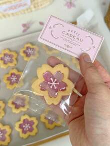2 Pcs Cherry Blossom Glass Cookie Cutter Molds, Exquisite Cookie Cutters, Rustic Flower Soft Clay Tools, Gift And Pastry Making Tools - View 11