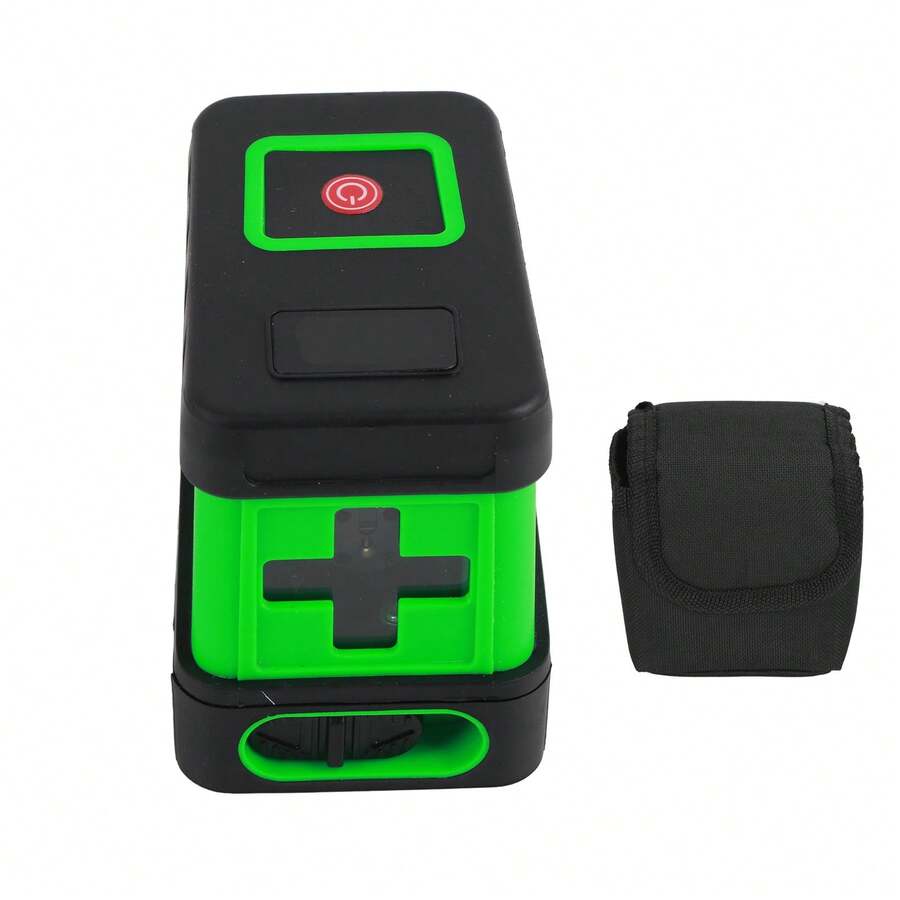 Laser Line Level Tool 5m Range High Visibility 2 Green Beam Self Leveling Laser Leveler for Furniture Installation - Herramienta de nivelación láser - Ver 1