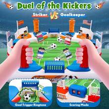 Soccer Board Games For Kids, Mini Foosball Table Toys For 3 4 5 6 7 8-12 Year Old Kids, Interactive Soccer Toys Indoor Home Party - Gift For Boys Girls Birthday Holiday - Multicolor - View 2
