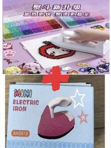 Kit Of 6300 Pieces, Mini Hama Beads Set, 2.6 Mm, High Quality, With Pegboard, Tweezers, And Guide. - Ver 2