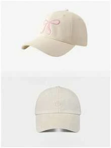 2 顶装心形刺绣高马尾半空礼帽女士夏季遮阳棒球帽多功能鸭舌帽 - 彩色 - 查看 10