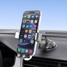 Cartoon Panda Suction Cup Car Phone Holder, Dashboard Navigation Bracket, Cute Style Phone Mount - Multicolor - View 5