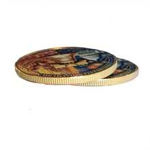 250th Anniversary Commemorative Coin Replica, July 4th Independence Day Challenge Coin Collection Set, Comes With Plastic Box, Detailed American Flag Print, Durable, Military Enthusiast Gift, History Buff Exclusive, Patriotic Military Collectible, Collector's Commemorative Medal - A - View 4