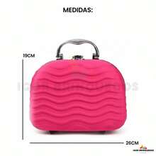 Pink Makeup Case By Fenzza - Complete Kit With Eyeshadows, Lipstick, Blush, Brushes - Pink Case For Women - Hồng - Xem 10
