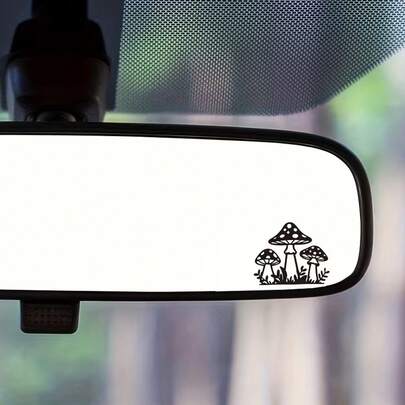 Pegatinas de vinilo de setas en miniatura, pegatinas de fantasía de bosque lindas, pegatinas para el espejo retrovisor del coche, pegatinas mini lindas, pegatinas de vinilo para coche, pegatinas para portátiles, pegatinas para tazas de agua, adecuadas para coches, motocicletas, ordenadores, teléfonos móviles, puertas, ventanas y paredes - para decoraciones navideñas, regalos de cumpleaños