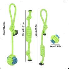 Premium Woven Rope Pet Toys, Party Game Interactive Props, Entertaining & Comforting Chew-Resistant Supplies For Cats And Dogs - Multicolor - View 8