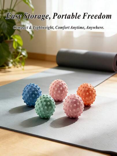 The Perfect Gift For Fitness Enthusiasts - Fascia Ball, Yoga Ball, Massage Ball, Suitable For Men And Women, Can Relieve Muscle Soreness, Deep Tissue Relaxation, Portable Design Is The Perfect Gift.