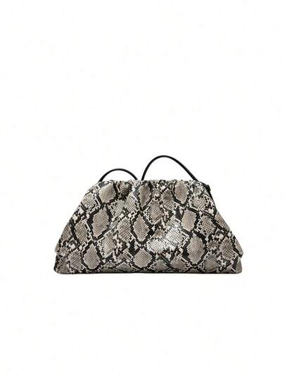 Snake Pattern Shoulder Crossbody Bag Luxury Designer Bag Serpentine Dumpling Bags For Women Pouch Handbag Cloud Clutch