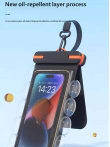 Yuke Double Layer Waterproof Phone Case Touch Screen Transparent Dry Bag Sealed Pouch Pool Beach Cruise Essentials For Swimming Snorkeling Diving Drifting Photography - Multicolor - View 8